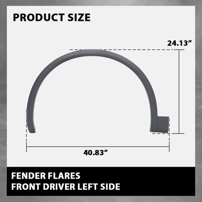 G-PLUS Front Left Wheel Flare Opening Molding Arch Trim Compatible with Audi Q5 Base 2018-2020, Not Fit SQ5 or Q5 S-line Fender Flare Driver Side 80A853717EGRU