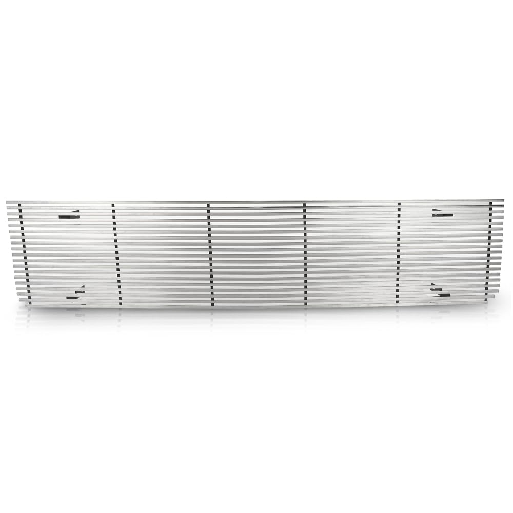 G-PLUS Main Stainless Steel Chrome Billet Grille Grill Compatible with Chevy Blazer C/K Pickup Suburban 1973-1980, Compatible with GMC C/K Pickup Suburban 1973-1980