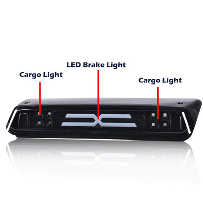 G-PLUS Third 3rd Type X Brake Light Reverse Light Compatible with 2004-2008 Ford F150/Lobo Center High Mount Stop Light Third Brake Tail Cargo Light 7L3Z13A613B