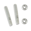 G-PLUS Auto SBC Stainless Steel Valve Cover Stud Bolts Kit Compatible with 1955-1986 265/283/302/305/327/350/400 SB Chevy Engines 8pcs Valve Cover Stud Bolts Stainless Steel