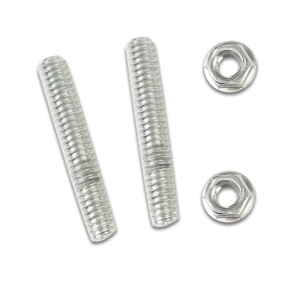 G-PLUS Auto SBC Stainless Steel Valve Cover Stud Bolts Kit Compatible with 1955-1986 265/283/302/305/327/350/400 SB Chevy Engines 8pcs Valve Cover Stud Bolts Stainless Steel