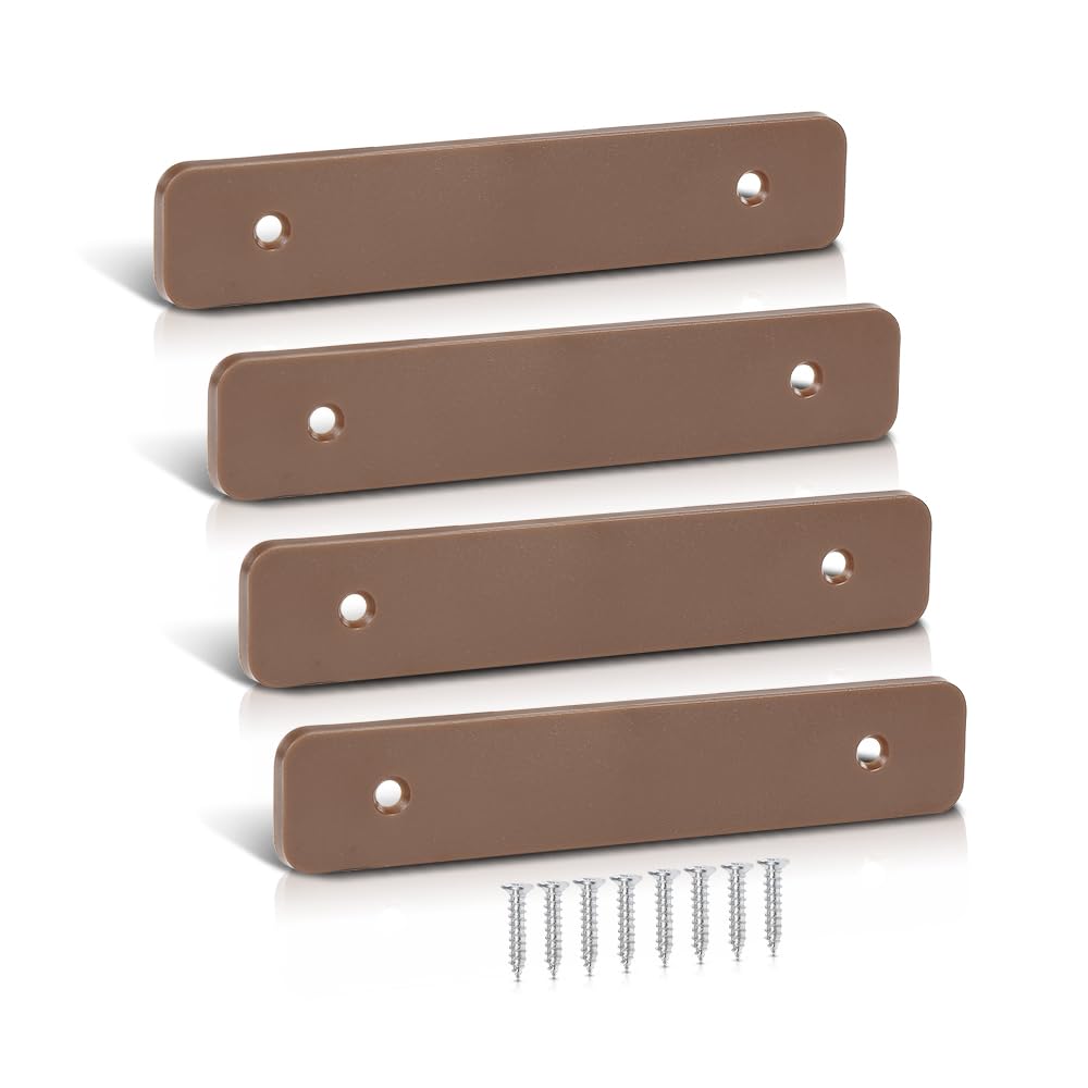 G-PLUS Composite Decking Boards End Cap 5.5”Fit TREX Composite Decking Boards End Cap 5.5" 4 pcs in One Package Plastic Brown