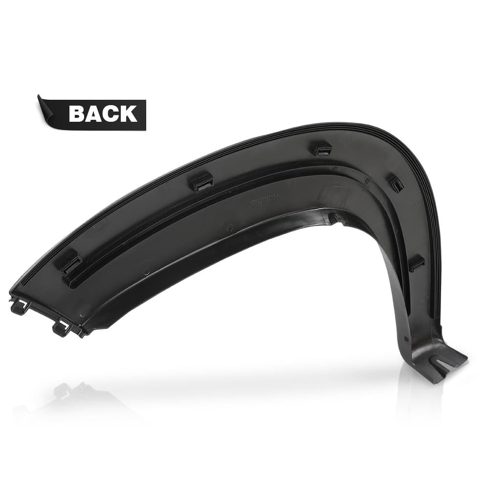 G-PLUS Rear Left Molding Wheel Fender Trim Fender Flare Compatible with Dodge Ram Promaster 2019-2022 Wheel Opening Molding Arch Trim Black