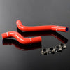 G-PLUS Silicone Radiator Coolant Hose Kit Clamps Compatible With Toyota EP91 Starlet Glanza V-Type 4E-FTE 1996-1999,Red
