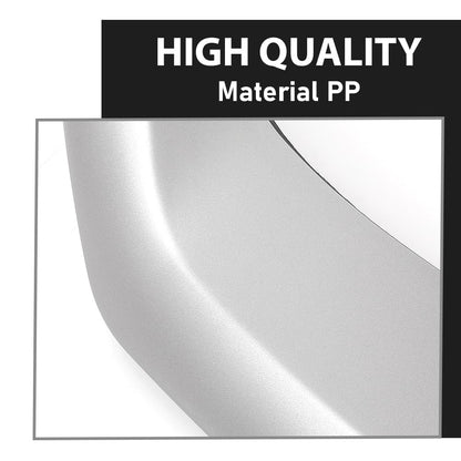 G-PLUS Front Lower Bumper Valance Panel Compatible with Ford Edge (submodel: SE, SEL, Titanium) 2015-2018 FO1095254C,FT4Z8419APTM Silver PP