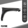 G-PLUS Front Right Fender Panel Compatible with Chevy Traverse L 2018-2021 / True North 2019-2023 Fit Chevy Traverse 2018-2023 84679032, GM1241409 Black