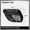 G-PLUS Front Left Bumper Fog Light Cover Compatible with Dodge Charger 2020-2023 Black