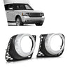 G-PLUS Fog Light Fog Lamp Bezel Trim Front LH RH Compatible with Land Rover Range Rover 2010-2013