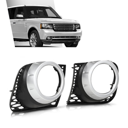 G-PLUS Fog Light Fog Lamp Bezel Trim Front LH RH Compatible with Land Rover Range Rover 2010-2013