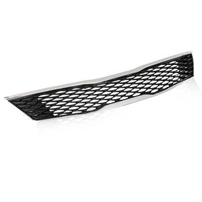 G-PLUS Front Upper Bumper Grille Assembly Compatible with Kia Optima LX EX 2016 2017 2018 Chrome ABS Grill 86350-D5020,KI1200189
