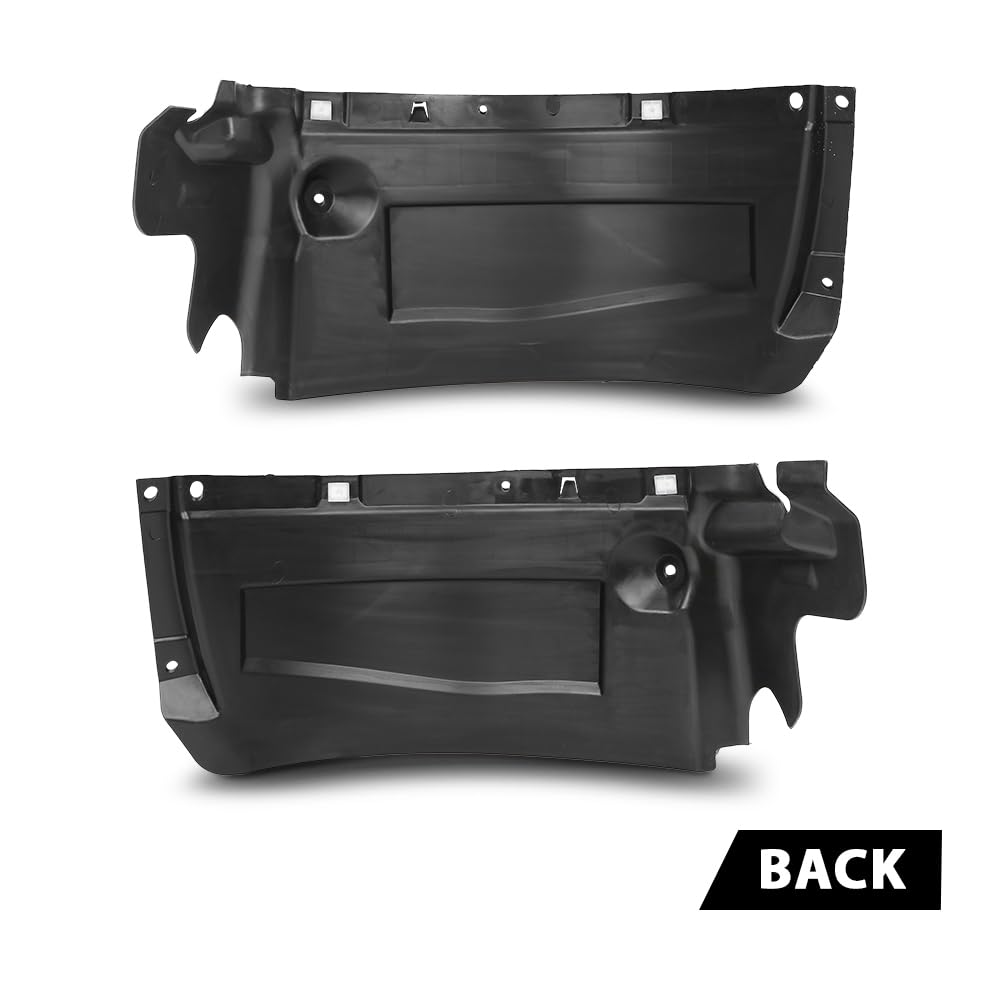 G-PLUS Front Left+Right Side Fender Liners Compatible with Audi A6 S6 2016-2018 4G0853888J, 4G0853887J