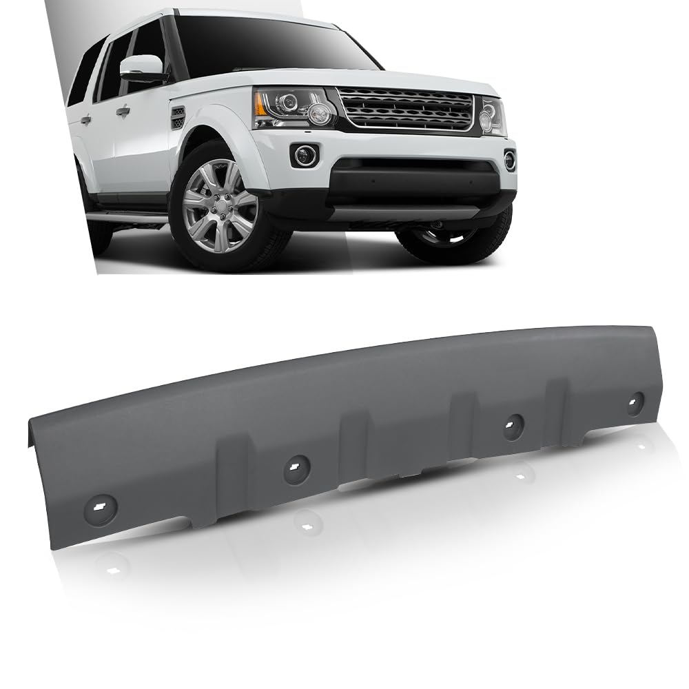 G-PLUS Front Bumper Tow Hook Skid Plate Compatible with LR4 Discovery 4 2014-2016 Gray