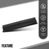 G-PLUS Rear Left Lower Door Molding Trim Compatible with Porsche Cayenne 2011-2018 Without Off-Road Package 95855978920G2X, 958-559-789-20-G2X Black
