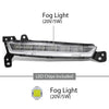 G-PLUS LED Fog Light Driver Daytime Parking Lamp RH Passenger Side Compatible with Lincoln MKZ 2017-2020 FO2521195, HP5Z13200A Black