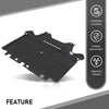 G-PLUS Rear Lower Under Engine Splash Shield Guard Cover Compatible with 2013-2016 Audi A4,Fit 2013-2017 Audi Q5 8K1863822S, 8K2863822M