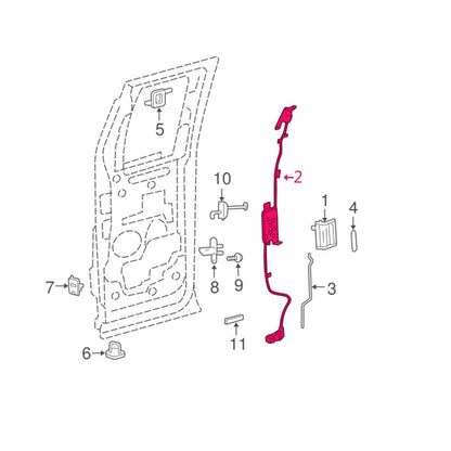 G-PLUS Rear Door Lock with Cable Assembly Compatible with 2004-2008 F150 Extended Cab Pickup ONLY,(Does NOT Fit Crew Cab or Heritage Models),Driver Side/Passenger Side (1, Passenger Side)