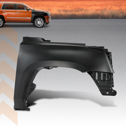 G-PLUS Front Right Passenger Side Fender Compatible with Cadillac Escalade/Escalade ESV 2015-2020 84216914, 1241398, 22756428, 23272199 Black