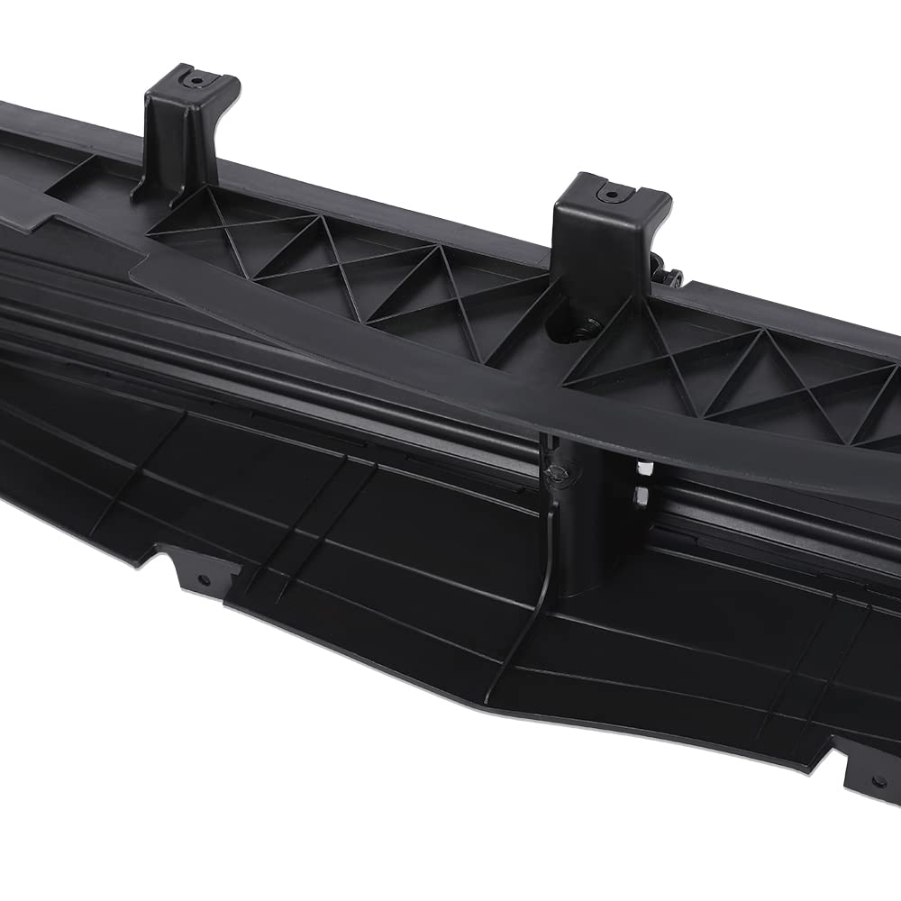 G-PLUS Front Bumper Shutters W/o Motor Compatible with Buick Lacrosse 2014 2015 2016 26202080 GM26202080 9054678 Dark Black