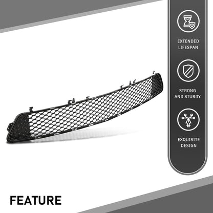 G-PLUS Front Bumper Grille, Compatible with Benz E300 E350 E400 E550 2010-2013, 2128851253, MB1036157