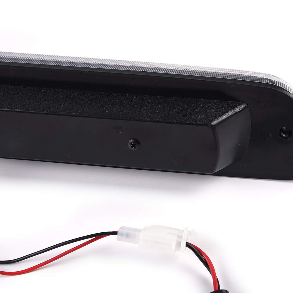 G-PLUS LED 3rd Brake Light High Mount Stop Light Compatible with Chevy Colorado/GMC Canyon 04-12 Cargo Light Lamp White Cover Black Bottom