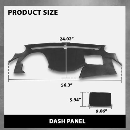 G-PLUS TPE Dash Cover Dashboard Panel Compatible with HYUN.DAI Sonata 2011-2014 Black
