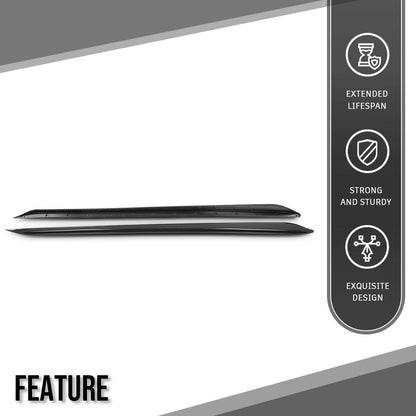 G-PLUS Side Skirts Body Kit Compatible with BMW G20 3-Series All Trims Models Only 2019 2020 2021 2022 2023 Carbon Fiber Black