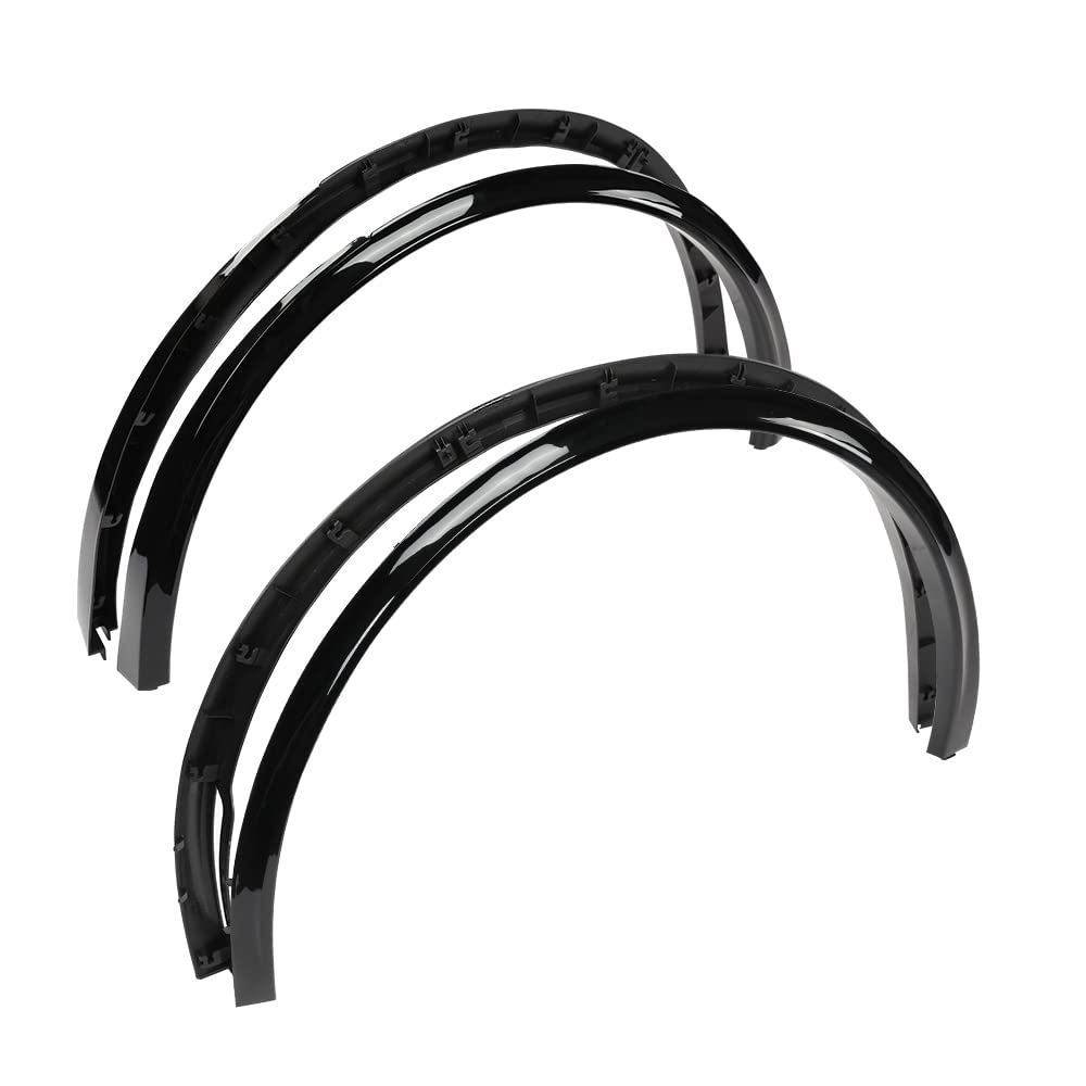 G-PLUS Fender Flares Compatible with 2020-2024 Tesla Model Y Black Wheel Protector Vent Trim Paint Style