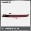 G-PLUS Rear Left Light Reflector Compatible with VW Beetle 2012-2016 5C5945701D Red