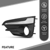 G-PLUS Front Left Fog Light Bezel Cover, Compatible with Subaru Impreza 2017-2019, Fit Models W/Chrome Trim, Driver Side, 57731FL050, SU1038113