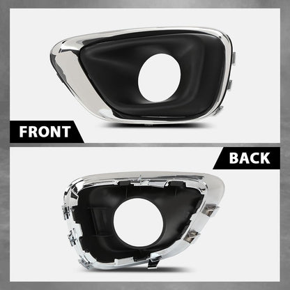 G-PLUS Fog Light Cover Trim Compatible with Jeep Compass 2011-2017 Driver and Passenger Side 68213205AA