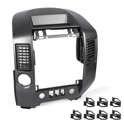 G-PLUS Center Dash Radio AC Bezel w/Speaker Bezel Compatible with 2004-2006 Nissan Titan/ 2005-2006 Nissan Armada/ 2004 Nissan Pathfinder Armada