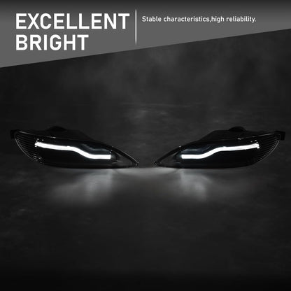 G-PLUS 2Pcs Front Fog LED Light Lamps Assembly Compatible with Camry 2002 2003 2004 neblineros para autos delantero faros antiniebla