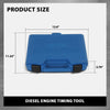 G-PLUS Diesel Engine Timing Tool Compatible with Ford Transit/Transit Custom/Tourneo Custom with TDCi Engines: AWD, FWD, RWD 2016-2026 303-1637, 303-1650, 303-1643 Silver