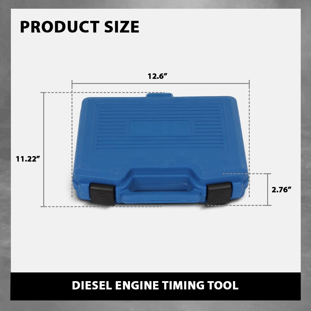 G-PLUS Diesel Engine Timing Tool Compatible with Ford Transit/Transit Custom/Tourneo Custom with TDCi Engines: AWD, FWD, RWD 2016-2026 303-1637, 303-1650, 303-1643 Silver