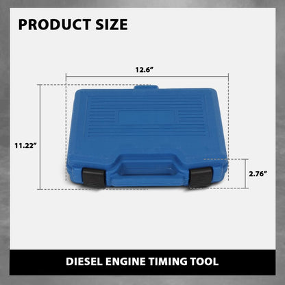 G-PLUS Diesel Engine Timing Tool Compatible with Ford Transit/Transit Custom/Tourneo Custom with TDCi Engines: AWD, FWD, RWD 2016-2026 303-1637, 303-1650, 303-1643 Silver