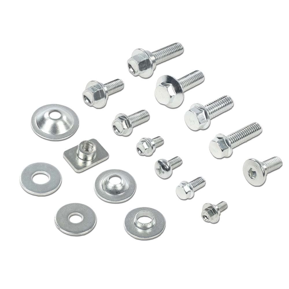 G-PLUS Plastic Bodywork Bolt Kit Compatible with Kx Kx60 Kx65 Kx80 Kx85 Kx125 Kx250 Kx500 Kawasaki