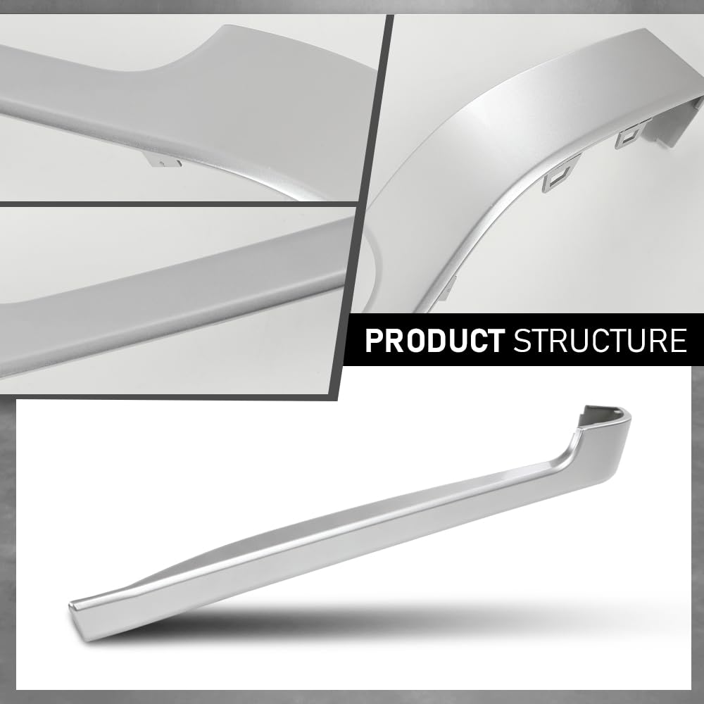 G-PLUS Rear Bumper Side Cladding Silver Trim Left & Right Compatible with Range Rover 2013-2022