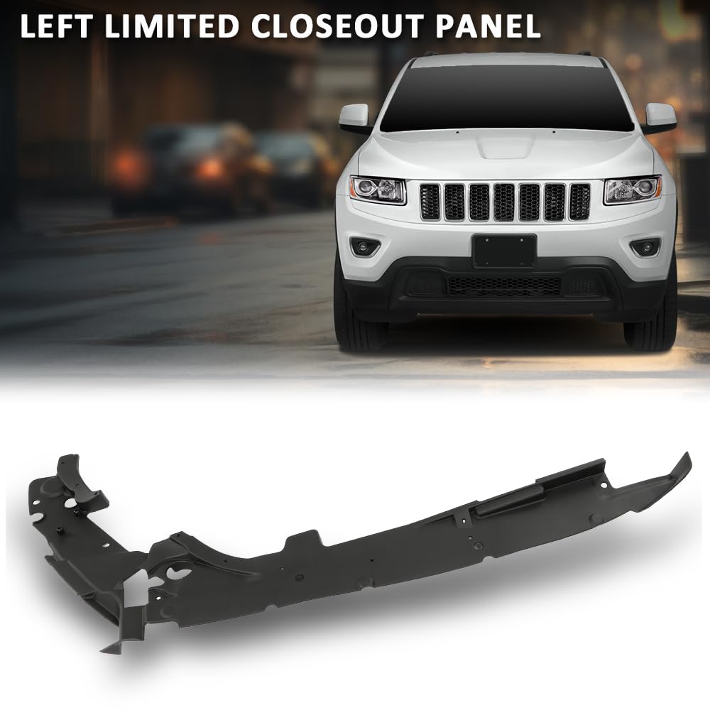 G-PLUS Fender Closeout Panel Left Compatible with Jeep Grand Cherokee 2011-2015 68194237AB
