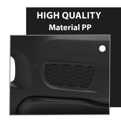 G-PLUS Rear Bumper Cover Compatible with Jeep Renegade 2015-2023, Fit Models w/Park Assist Sensor Holes Only, CH1100A16, 187-01718E, Primed Black