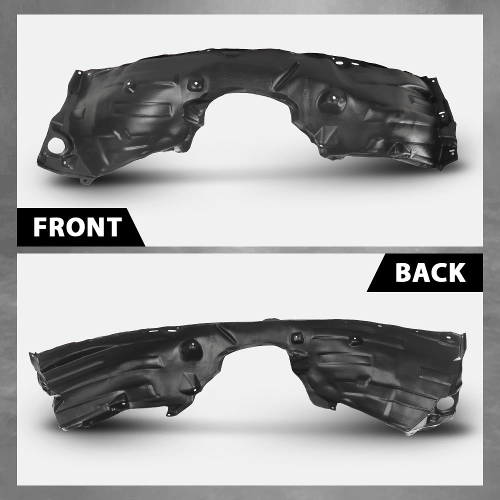 G-PLUS Front Left+Right Fender Liner Inner Splash Shield Compatible with Toyota Camry 2018-2020 2Pcs 5387606260