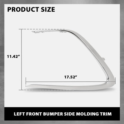 G-PLUS Front Left Bumper Grille Grill Strip Trim, Compatible with Toyota Camry LE XLE 2021-2023, Driver Side, 5271306120