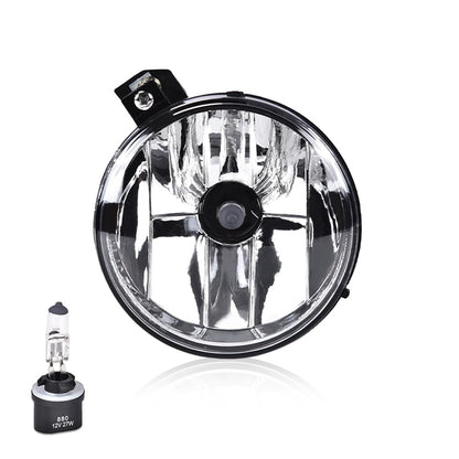 G-PLUS Left Fog Lights Compatible with Dakota Pickup Truck SUV 2001-2004/ Dodge Durango 2001-2003 Front Bumper Fog Light Lamps w/Bulbs (Clear Lens) 55077320AD, CH2592113, 9587988
