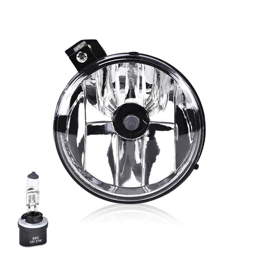 G-PLUS Left Fog Lights Compatible with Dakota Pickup Truck SUV 2001-2004/ Dodge Durango 2001-2003 Front Bumper Fog Light Lamps w/Bulbs (Clear Lens) 55077320AD, CH2592113, 9587988