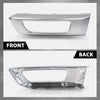 G-PLUS Front Right&Left Bumper Fog Light Trim Pair Compatible with Land Rover Range Rover Sport 2014-2017
