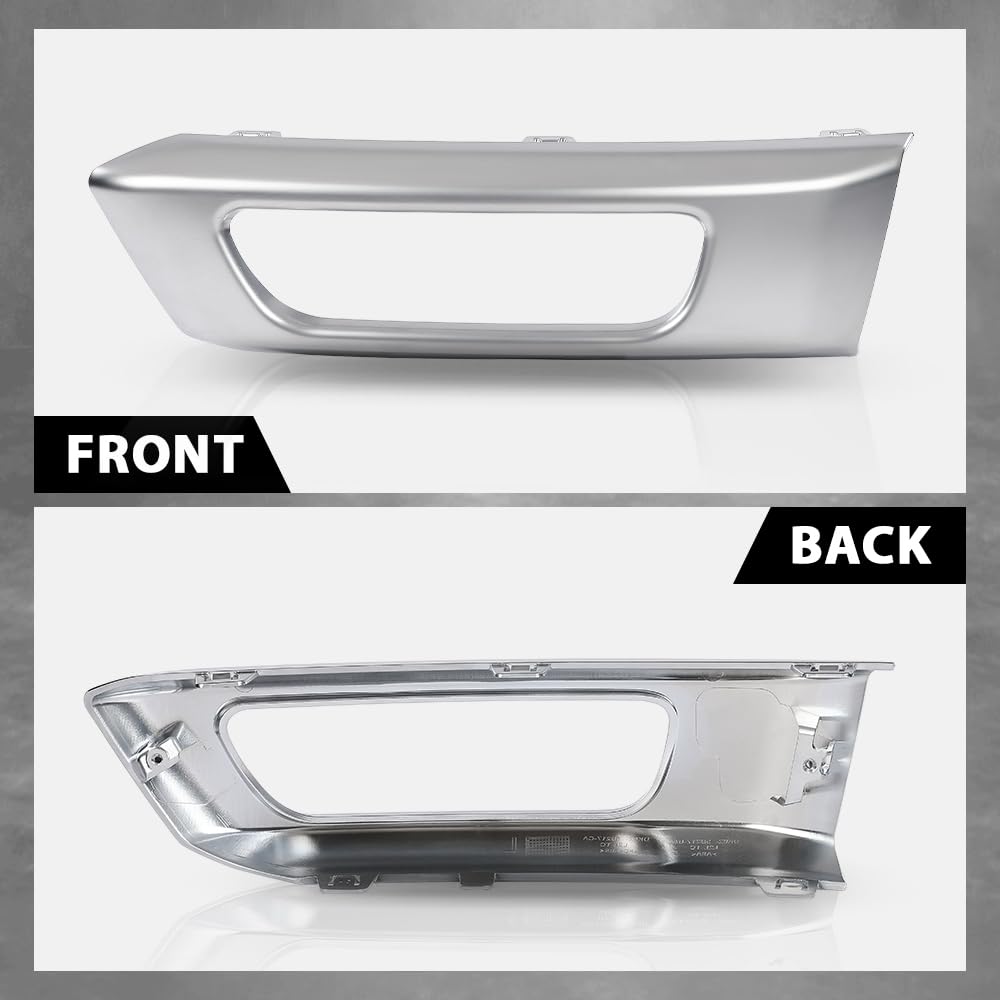 G-PLUS Front Right&Left Bumper Fog Light Trim Pair Compatible with Land Rover Range Rover Sport 2014-2017