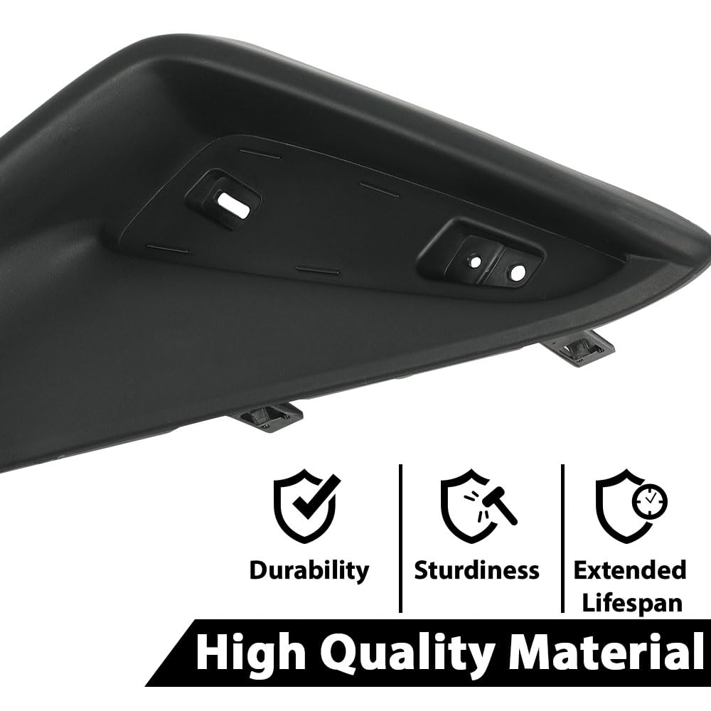 G-PLUS Bumper Insert Cover Plate Rear Driver and Passenger Side Compatible with Toyota Camry XSE SE 2021-2023 52163F4020 52164F4020 TO1139101 TO1138101
