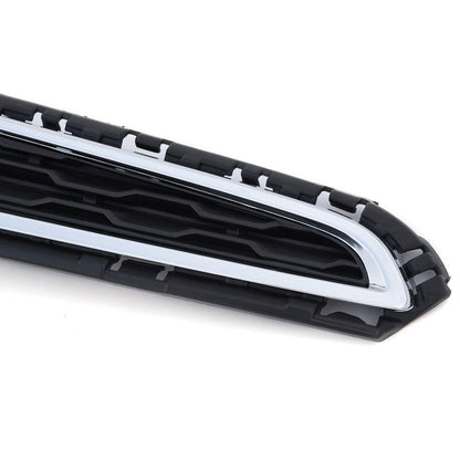 G-PLUS Chrome Front Bumper Hood Upper Grille Assembly Compatible with Chevy Cruze 2015 ABS Honeycomb Mesh Grille