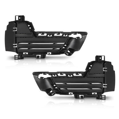 G-PLUS Pair Front Bumper Lower Grille Grill, Compatible with BMW X5 F15 2014-2018, Fit Models W/o M Sport Line, LH Driver & RH Passenger Side 2PCS, 51117307994, 51117307993