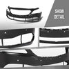 G-PLUS Front Bumper Cover Primed Compatible with Buick Lacrosse 2017 2018 2019 (with Park Assist Holes) 26243327, 26216473, 26686231, GM1000A17, Black