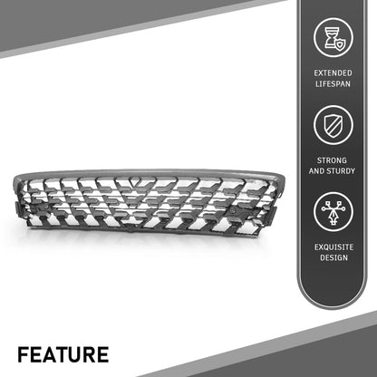 G-PLUS Front Bumper Grille Compatible with LX GX460 (submodel: Base, Executive, Luxury, Premium) 2020-2023 Fit For Models With Parking Aid Sensor 5311260340, LX1036139 Gray